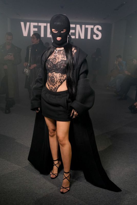 CAMILA CABELLO at Vetements SS25 Show at Paris Fashion Week 09/27/2024