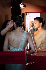 CAMILA MENDES Getting Ready for Babygirl Premiere in Venice, August 2024