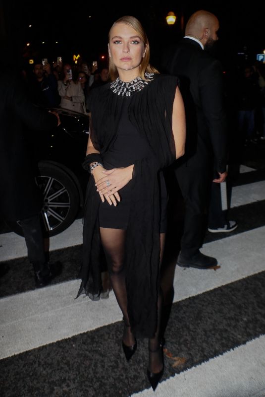 CAMILLE RAZAT Arrives at Messika Show at Paris Fashion Week 09/26/2024