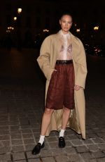 CANDICE SWANEPOEL Leaves Schiaparelli Show at Paris Fashion Week 09/26/2024
