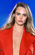 CARA DELEVINGNE Waks Runway at Le Defile L