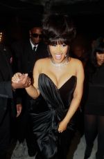 CARDI B Arrives at Messika Show at Paris Fashion Week 09/26/2024