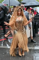 CARDI B Arrives at Rabanne Show at Paris Fashion Week 09/25/2024