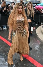 CARDI B Arrives at Rabanne Show at Paris Fashion Week 09/25/2024