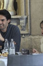 CAROLINA DIAS and Kaka Out for Lunch in Milan 09/18/2024