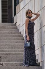 CAROLINA DIAS Arrives at Andreadamo Fashion Show at Milan Fashion Week 09/22/2024