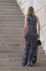 CAROLINA DIAS Arrives at Andreadamo Fashion Show at Milan Fashion Week 09/22/2024
