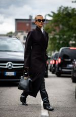CAROLINE DAUR Arrives at Fendi Fashion Show at Milan Fashion Week 09/17/2024