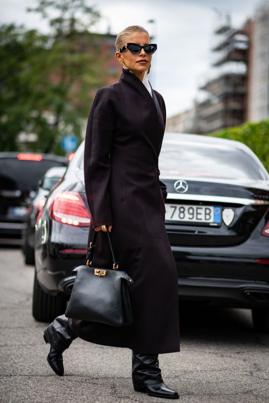 CAROLINE DAUR Arrives at Fendi Fashion Show at Milan Fashion Week 09/17/2024
