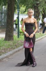 CAROLINE DAUR Arrives at Gucci Spring/Summer 2025 Fashion Show at Milan Fashion Week 09/20/2024