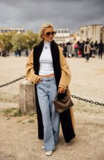 CAROLINE DAUR Arrives at Loewe Fashion Show at Paris Fashion Week 09/27/2024