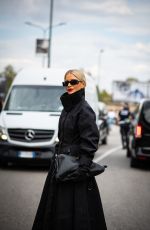 CAROLINE DAUR Arrives at Prada Fashion Show at Milan Fashion Week 09/19/2024