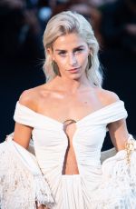 CAROLINE DAUR Arrives at Schiaparelli Fashion Show at Paris Faashion Week 09/26/2024