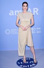CAT POULANI at AmfAR Gala at 81st Venice Film Festival 09/01/2024