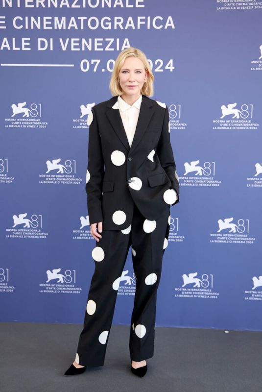 CATE BLANCHETT ad Disclaimer Photocall at 81st Venice International Film Festival 08/29/2024