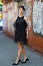 CAYLEE COWAN Arrives at Naeem Khan Spring 2025 RTW Show at NYFW in New York 09/09/2024