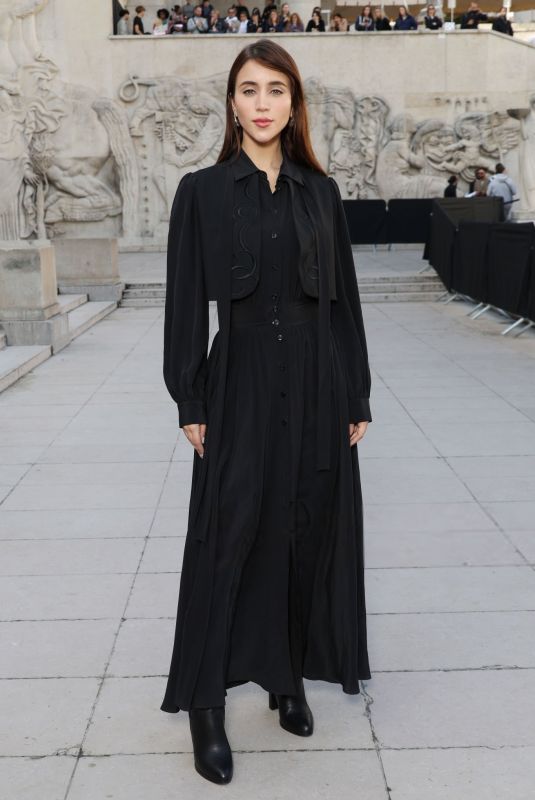 CAYLEE COWAN at Elie Saab SS25 Fashion Show in Paris 09/27/2024