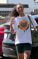 CHANDELR KINNEY Arrives at Dancing With the Stars Rehearsals in Los Angeles 09/27/2024