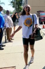 CHANDELR KINNEY Arrives at Dancing With the Stars Rehearsals in Los Angeles 09/27/2024