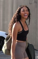 CHANDLER KINNEY Arrives for Dancing With The Stars Rehearsals in Los Angeles 09/20/2024
