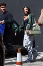 CHANDLER KINNEY Leaves Dance Studio after Rehearsals for Dancing with the Stars in Los Angeles 09/25/2024