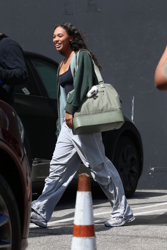 CHANDLER KINNEY Leaves Dance Studio after Rehearsals for Dancing with the Stars in Los Angeles 09/25/2024