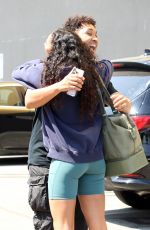 CHANDLER KINNEY Leaves Dancing With The Stars Practice in Los Angeles 09/14/2024