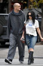 CHARLI XCX and George Daniel Out in New York 09/24/2024