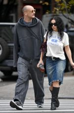 CHARLI XCX and George Daniel Out in New York 09/24/2024