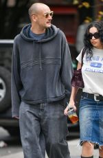 CHARLI XCX and George Daniel Out in New York 09/24/2024