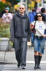 CHARLI XCX and George Daniel Out in New York 09/24/2024