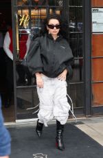 CHARLI XCX Leaves Bowery Hotel in New York 09/25/2024