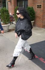 CHARLI XCX Leaves Bowery Hotel in New York 09/25/2024