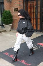 CHARLI XCX Leaves Bowery Hotel in New York 09/25/2024