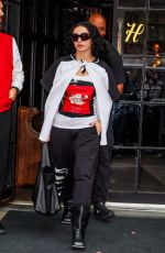CHARLI XCX Leaves Her Hotel in New York 09/23/2024