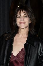CHARLOTTE GAINSBOURG at Saint Laurent Fashion Show at Paris Fashion Week 09/24/2024