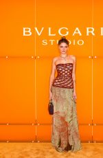 CHARLOTTE LAWRENCE at Bulgari Studio Party in New York 09/04/2024