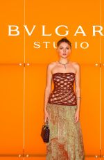 CHARLOTTE LAWRENCE at Bulgari Studio Party in New York 09/04/2024