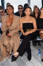CHARLOTTE LAWRENCE at Johnathan Simkhai Fashion Show in New York 09/07/2024