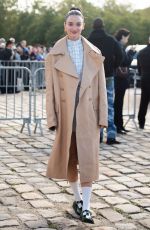 CHARLOTTE LE BON Arrives at Loewe Show at Paris Fashion Week 09/27/2024