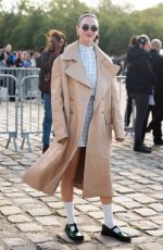 CHARLOTTE LE BON Arrives at Loewe Show at Paris Fashion Week 09/27/2024