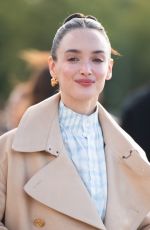 CHARLOTTE LE BON Arrives at Loewe Show at Paris Fashion Week 09/27/2024