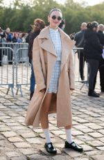 CHARLOTTE LE BON Arrives at Loewe Show at Paris Fashion Week 09/27/2024