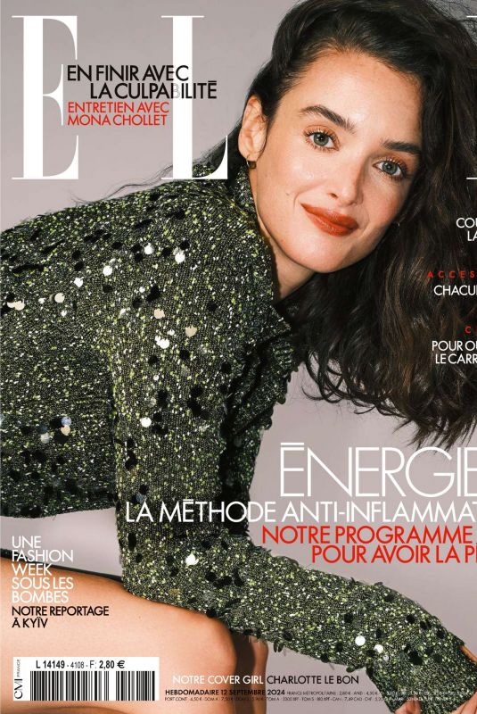 CHARLOTTE LE BON in Elle France, September 2024