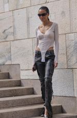 CHIARA BIASI Arrives at Andreadamo Fashion Show at Milan Fashion week 09/22/2024