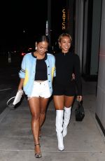 CHRISTINA MILIAN and KARRUECHE TRAN Out for a Dinner at Catch 09/14/2024