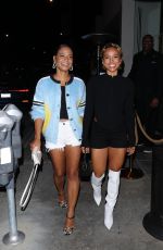 CHRISTINA MILIAN and KARRUECHE TRAN Out for a Dinner at Catch 09/14/2024