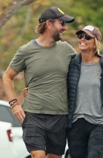 CHRISTINE BAUMGARTNER and Josh Connor Out in Montecito 09/18/2024
