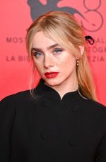 CLARA GALLE at Armani Beauty Dinner Photocall at 81st Venice International Film Festival 08/31/2024
