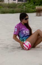 CLAUDIA ROMANI at a Beach in Miami 09/16/2024